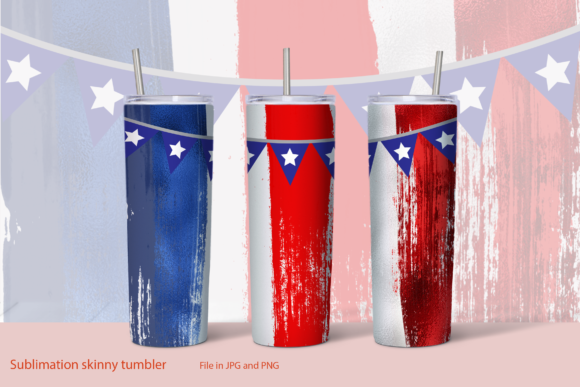 Download Skinny Tumbler Sublimation 4 July - Premium Resources