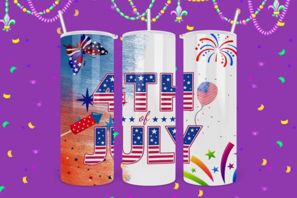 Download 4 July Sublimation Skinny Tumbler - Premium Resources